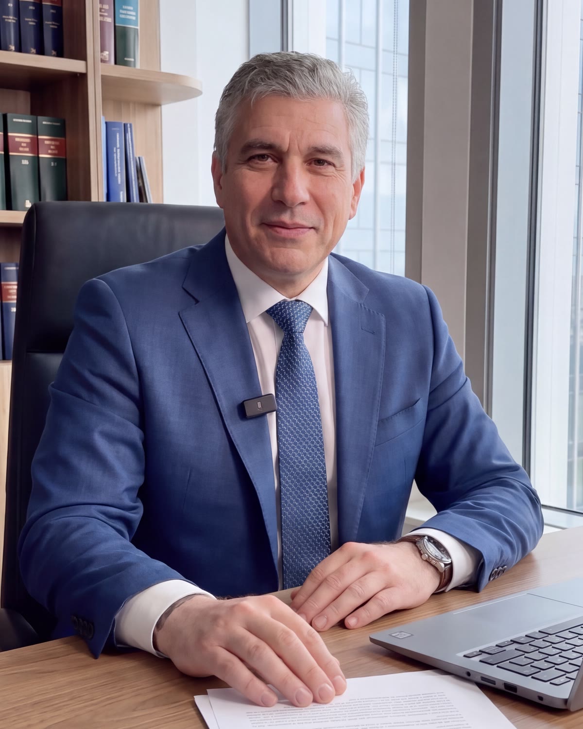 Mark Kramer in his office